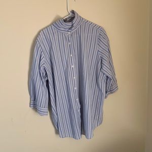 Long Sleeve Striped Button Up